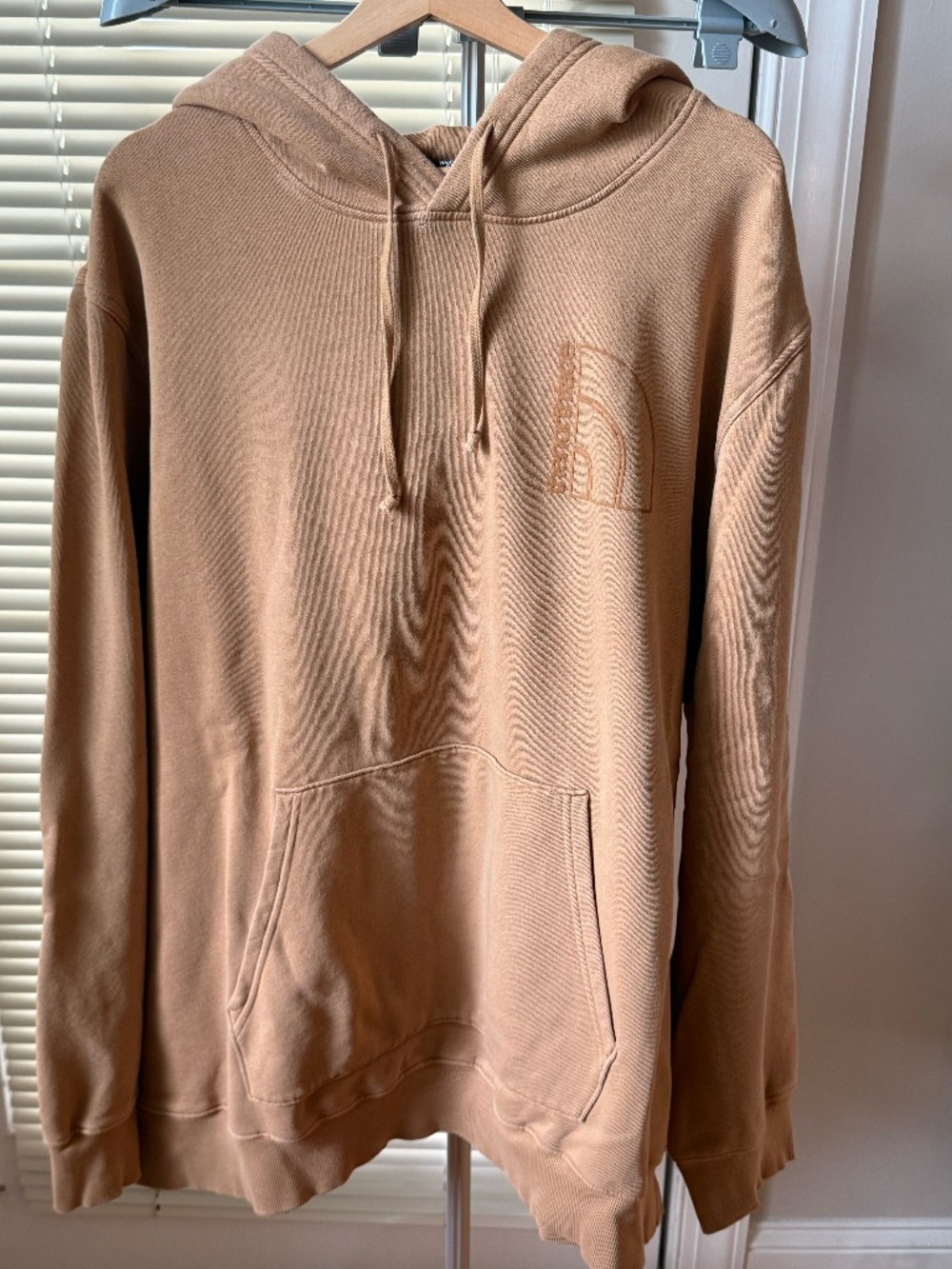 The North Face Men’s Tan Pullover Hoodie XXXL 3XL Logo Sweatshirt